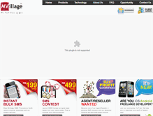 Tablet Screenshot of mvillage.com.my